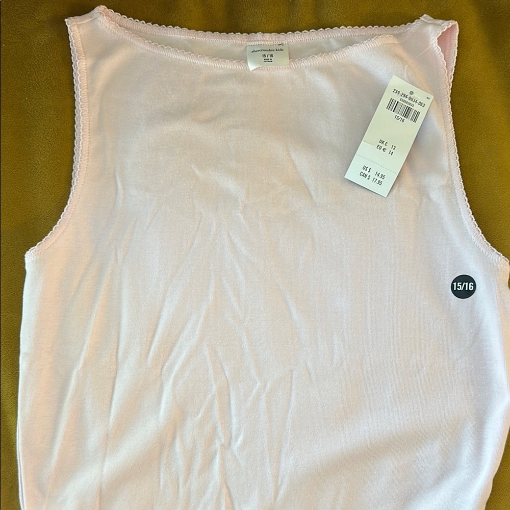 Abercrombie Kids Light Pink Tank Top